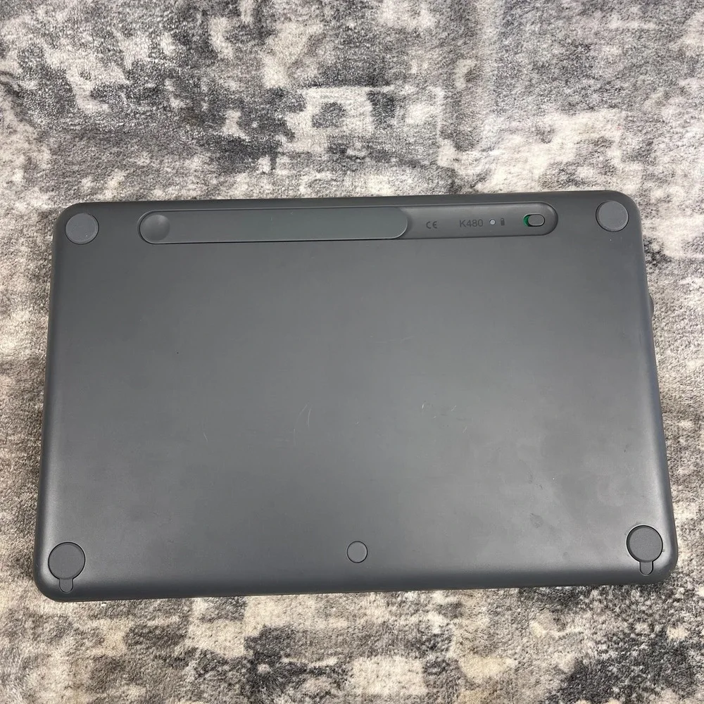 Logitech K480‎ Bluetooth Multi-Device Keyboard with Cradle Black/Yellow